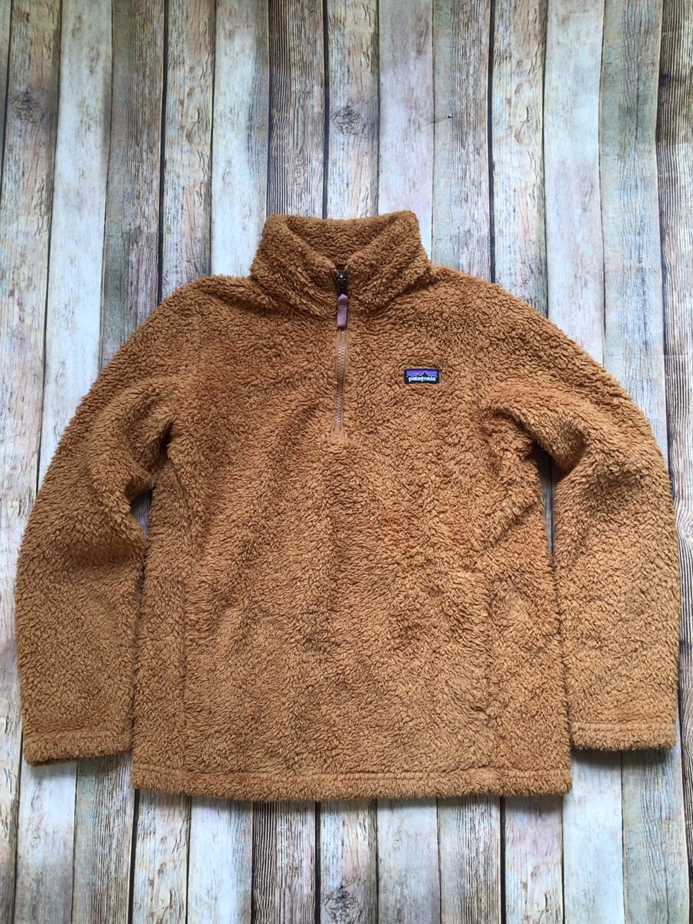 Patagonia Los Gatos 1/4 Zip Umber Brown Pullover